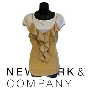 New York & Company 7th Avenue Design Studio Large Blouse Top